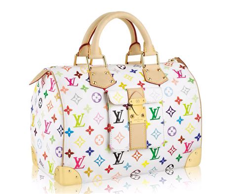 white louis vuitton bag flowers|louis vuitton rainbow monogram bag.